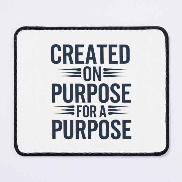 Item preview, Created On Purpose For a Purpose Inspirational Quote Design designed and sold by Zanigold.