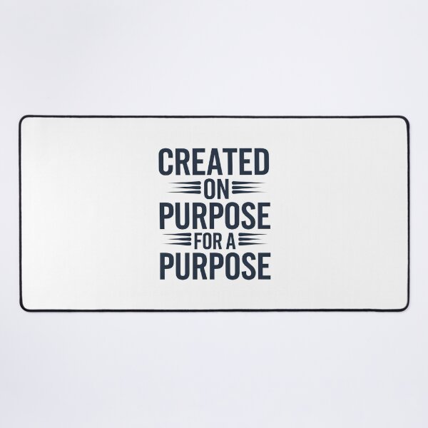 Item preview, Created On Purpose For a Purpose Inspirational Quote Design designed and sold by Zanigold.