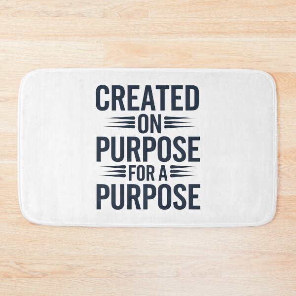 Item preview, Created On Purpose For a Purpose Inspirational Quote Design designed and sold by Zanigold.