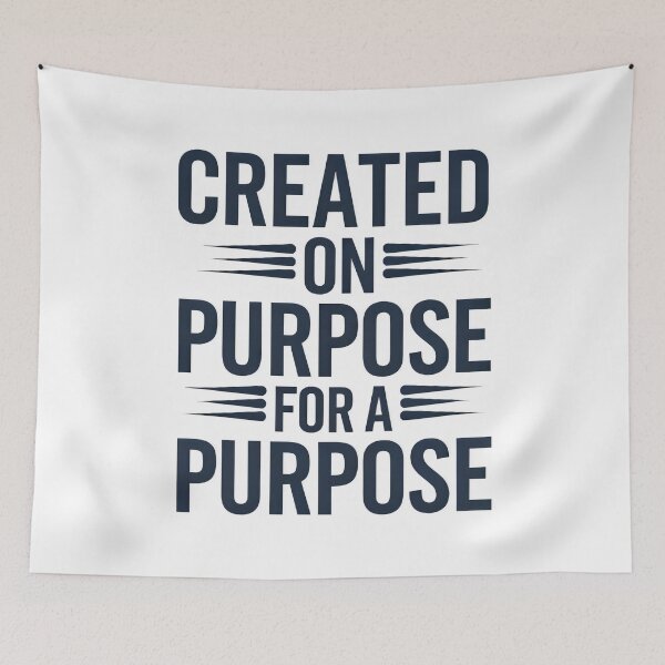 Item preview, Created On Purpose For a Purpose Inspirational Quote Design designed and sold by Zanigold.