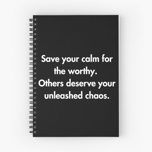 Item preview, Worthy Calm & Unleashed Chaos - Black  designed and sold by PsyFlow35.