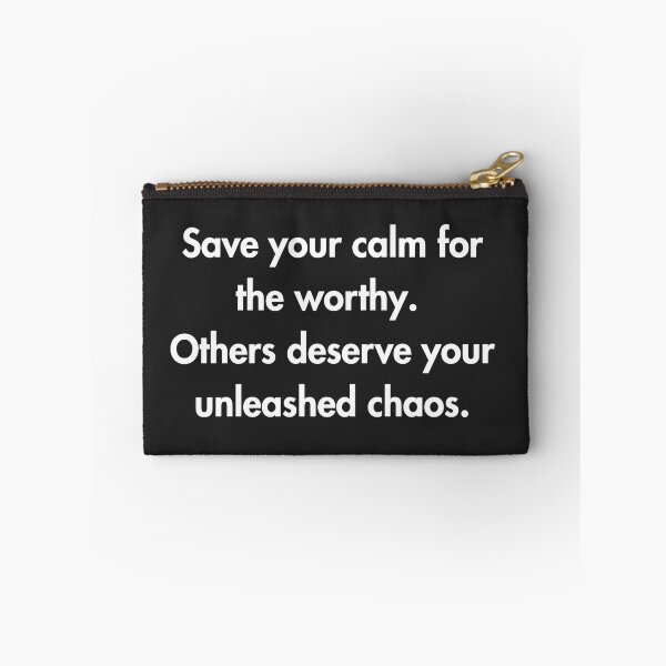 Item preview, Worthy Calm & Unleashed Chaos - Black  designed and sold by PsyFlow35.