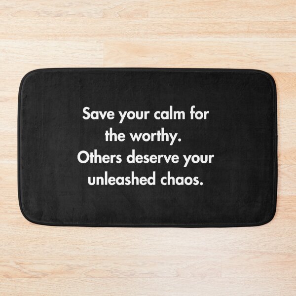 Item preview, Worthy Calm & Unleashed Chaos - Black  designed and sold by PsyFlow35.