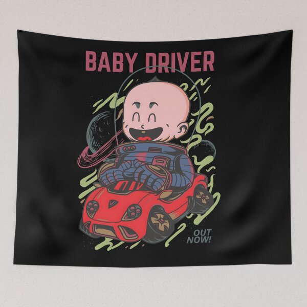 Item preview, Cosmic Co-Pilot: Baby Driver Blastoff! designed and sold by DarylWelsh2024.