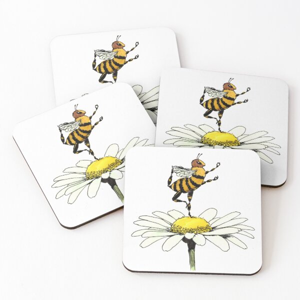 Item preview, Yoga Bee designed and sold by Scribbles & Doodles by Jinx.