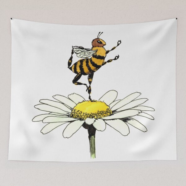 Item preview, Yoga Bee designed and sold by Scribbles & Doodles by Jinx.
