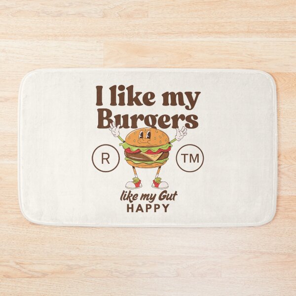 Item preview, I like my burgers like my gut, happy designed and sold by Peerless-Prime.