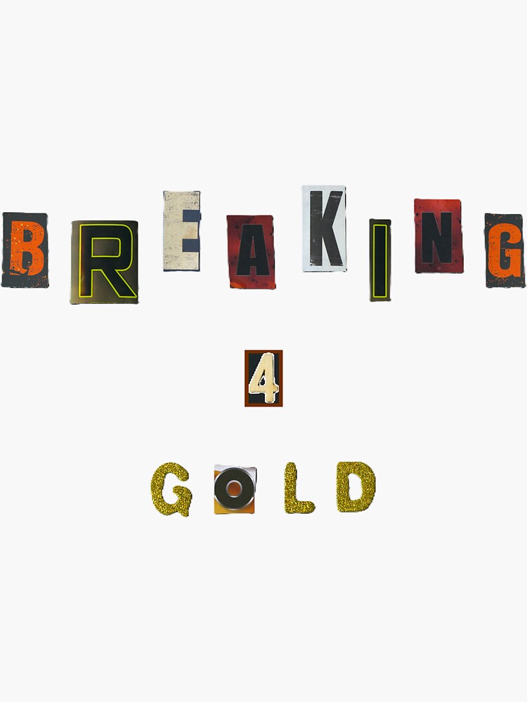 Thumbnail 3 of 3, Sticker, Breaking For Gold  designed and sold by LindasPhotoArt.