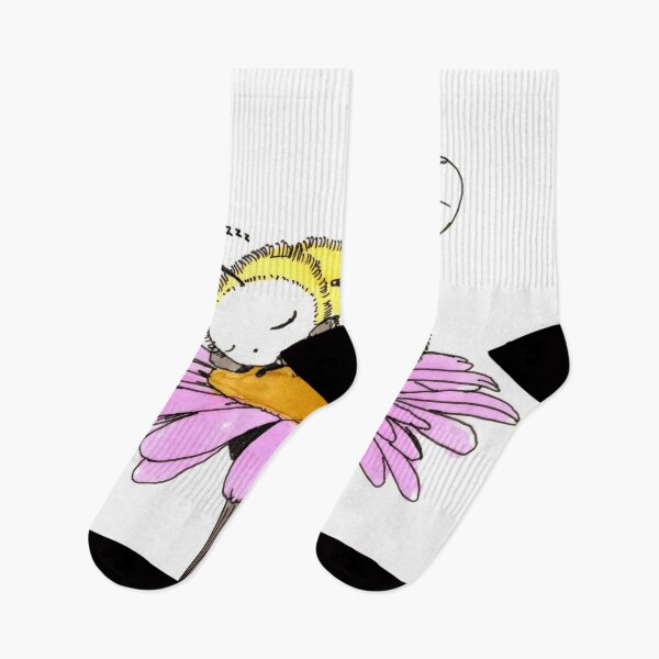 Item preview, Bee Sleeping on a Daisy designed and sold by Scribbles & Doodles by Jinx.