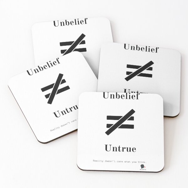 Item preview, Unbelief ≠ Untrue | Reality Doesn’t Care | #DoneWithYall designed and sold by DoneWithYall.