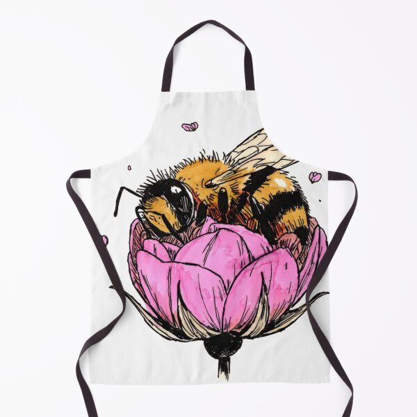Item preview, Bee Pink Rose designed and sold by Scribbles & Doodles by Jinx.