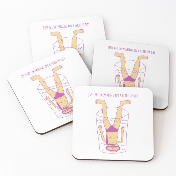 Item preview, Swimming on a Flare Day – Pink Pain Parade designed and sold by RealLifeMerchies.