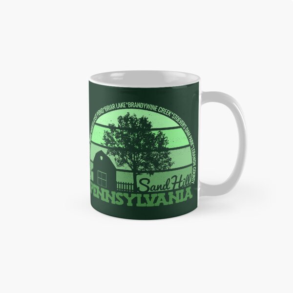 Item preview, Sand Hill Pennsylvania Sunset Retro Vintage Local Pride Logo designed and sold by CRHPOD20.