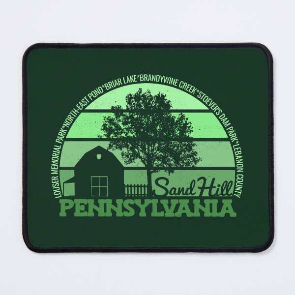 Item preview, Sand Hill Pennsylvania Sunset Retro Vintage Local Pride Logo designed and sold by CRHPOD20.