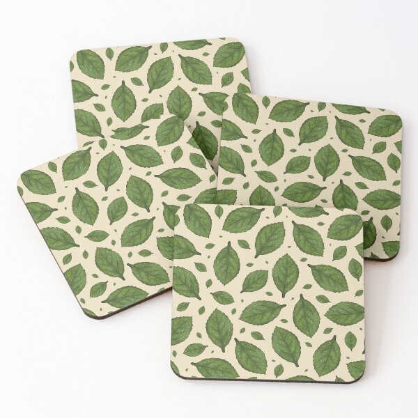 Item preview, Stylized pattern of green leaves designed and sold by Cherevan.