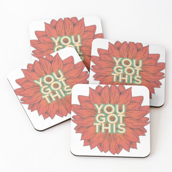 Item preview, “You Got This” Motivational Flower Design designed and sold by CmpsDesigns .