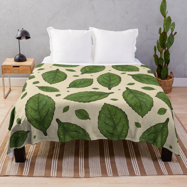 Item preview, Stylized pattern of green leaves designed and sold by Cherevan.