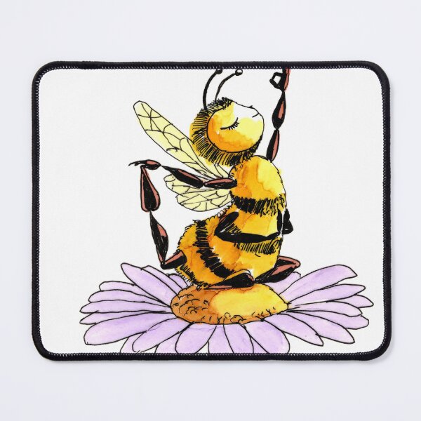 Item preview, Zen Yoga Bee designed and sold by Scribbles & Doodles by Jinx.