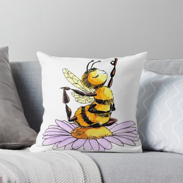Item preview, Zen Yoga Bee designed and sold by Scribbles & Doodles by Jinx.