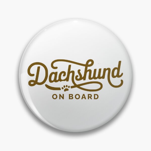 Item preview, DACHSHUND ON BOARD-CAR STICKER BROWN designed and sold by designkb.