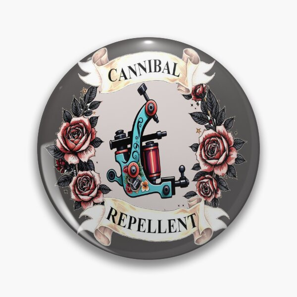 Item preview, Cannibal Repellent Tattoo designed and sold by PalmRock.