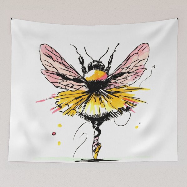 Item preview, Pirhouette Bee designed and sold by Scribbles & Doodles by Jinx.