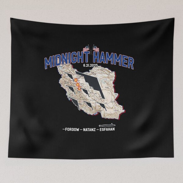 Item preview, Operation Midnight Hammer 6.21.2025 Iran Strikes Design designed and sold by RealPilotDesign.