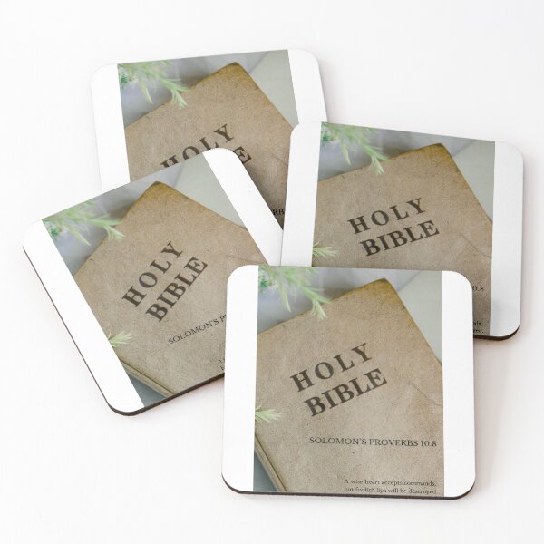 Item preview, The Bible SOLOMON’S PROVERBS 10.8. designed and sold by Fjure.