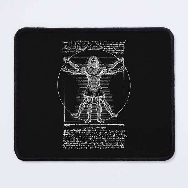 Item preview, Tattooed Vitruvian Man Inked Leonardo Da Vinci Tattoos designed and sold by GrandeDuc.