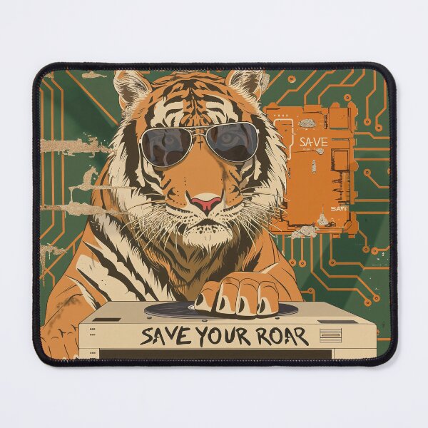 Item preview, Tiger DJ: Save Your Roar designed and sold by Arthoughts.