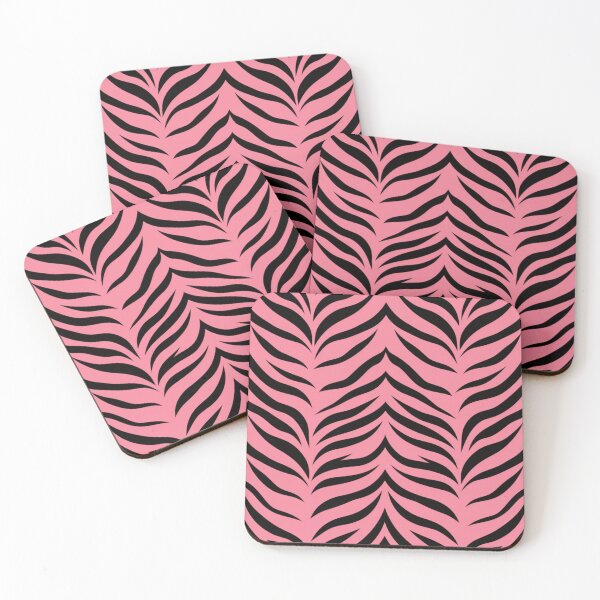 Item preview, Preppy school supplies pink tiger stripe designed and sold by CandyVenom.