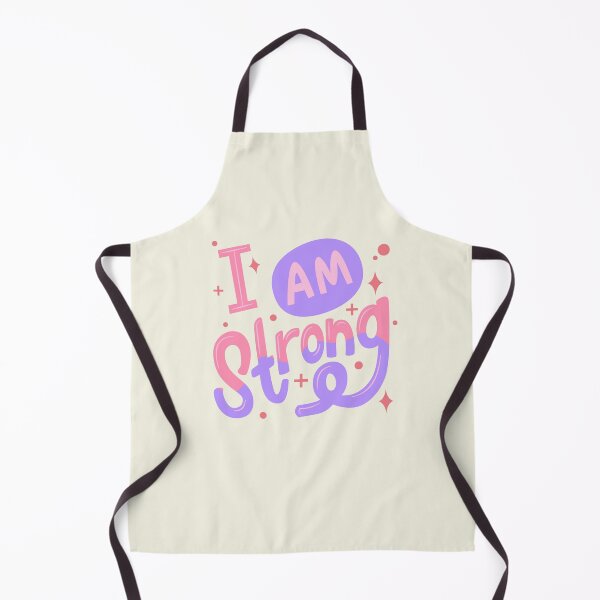 Item preview, Colorful “I’AM Strong” Motivational Typography Desi designed and sold by CreationbyNiki.