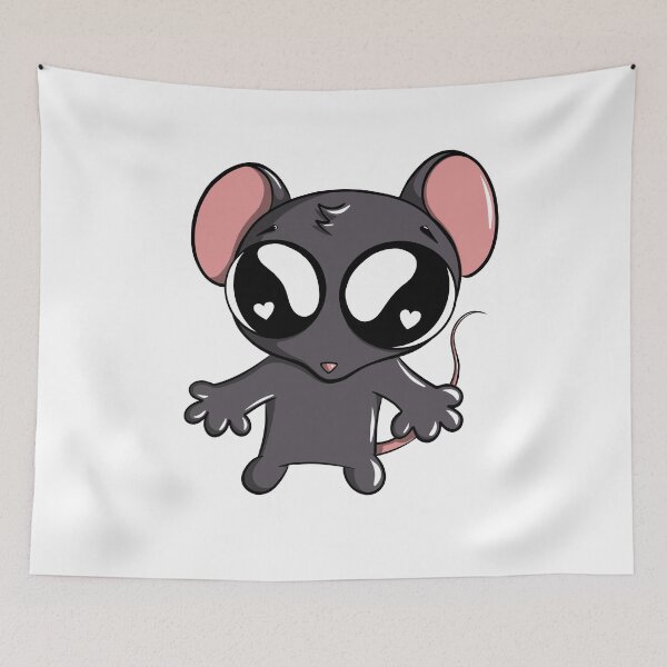 Item preview, Dark Grey Ratling cute designed and sold by BattleRatsHQ.