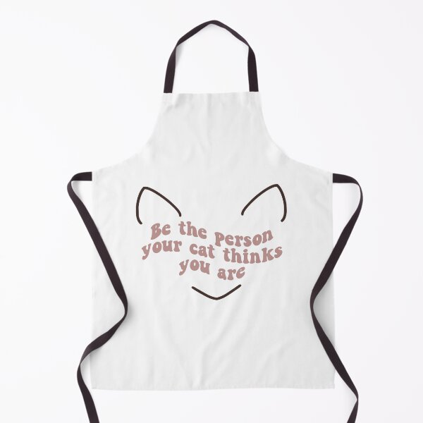 Item preview, Be the Person Your Cat Thinks You Are – Inspirational Cat Quote designed and sold by Nexavri Art.