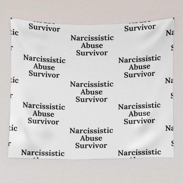 Item preview, Narcissist Abuse Survivor - Narcissist Survivor Quote Sticker - Gift for Divorce, therapist, mental health advocate designed and sold by brodidudie.