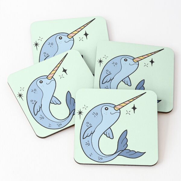 Item preview, Twinkle the Magical Narwhal designed and sold by Ashleigh David.