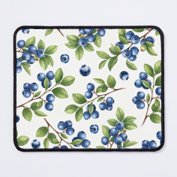 Item preview, Pattern – Blueberry Seamless Botanical Design | Digital Download for Fabric, Wallpaper, Scrapbooking, Paper Crafts designed and sold by Katarzyna Dembek.