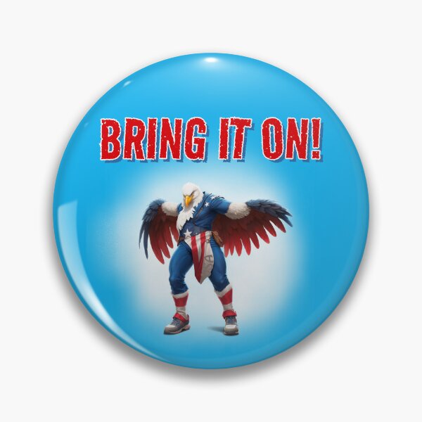 Item preview, Bring it on! Patriotic Eagle designed and sold by ArtRoyal13.