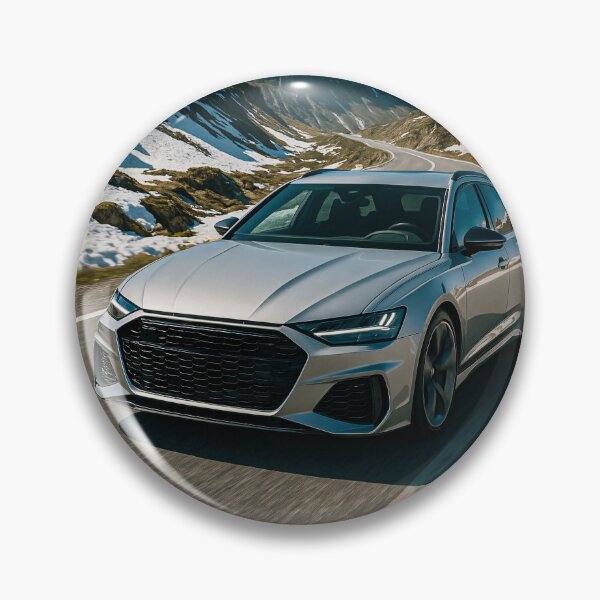 Item preview, Dynamic Family Car Surrounded By Towering Snow Capped Mountain Scenery designed and sold by RevUpDesign.