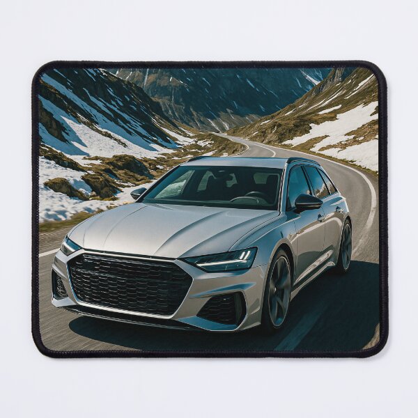Item preview, Dynamic Family Car Surrounded By Towering Snow Capped Mountain Scenery designed and sold by RevUpDesign.