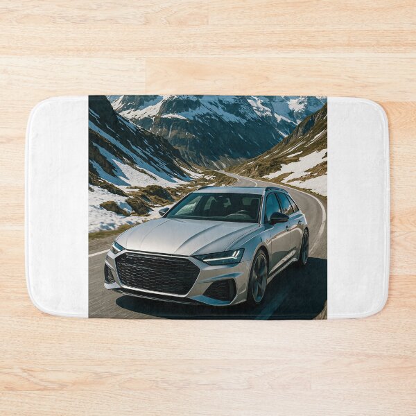 Item preview, Dynamic Family Car Surrounded By Towering Snow Capped Mountain Scenery designed and sold by RevUpDesign.
