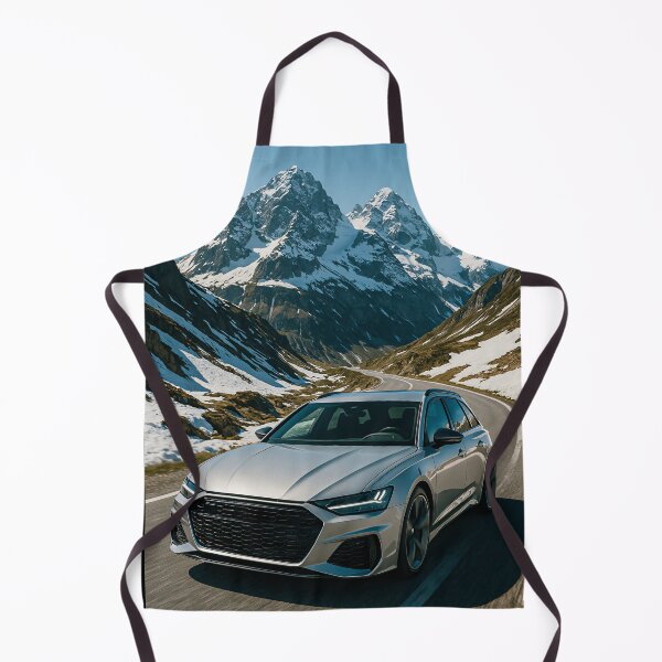 Item preview, Dynamic Family Car Surrounded By Towering Snow Capped Mountain Scenery designed and sold by RevUpDesign.