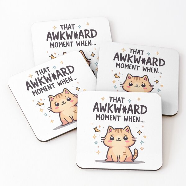 Item preview, That Awkward Moment When… | Funny Relatable Cartoon Meme Tee designed and sold by MyFashionDreams.