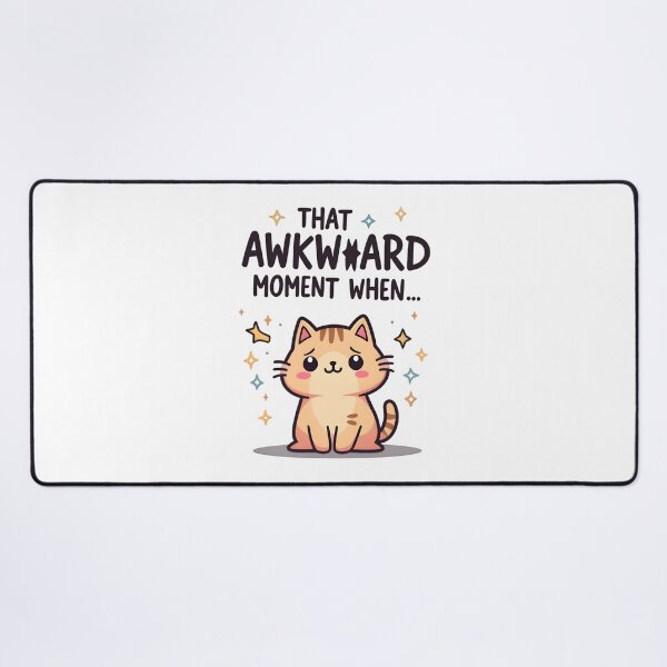 Item preview, That Awkward Moment When… | Funny Relatable Cartoon Meme Tee designed and sold by MyFashionDreams.