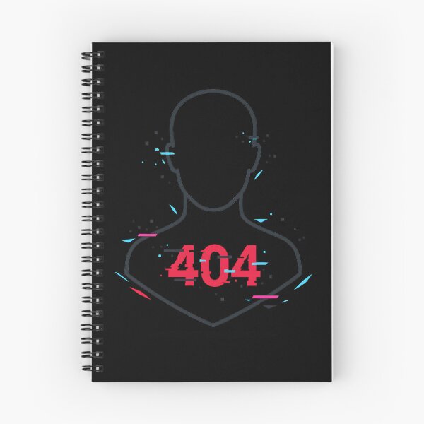 Item preview, 404 Error Sticker – Glitch Minimalist Digital Art designed and sold by MysticArtisan.