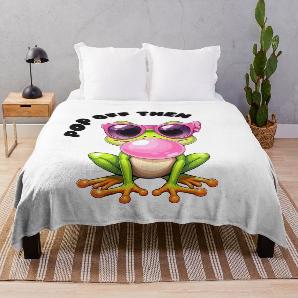 Item preview, Pop Off Then – Sassy Frog with Bubblegum designed and sold by NoveltyNookShop.