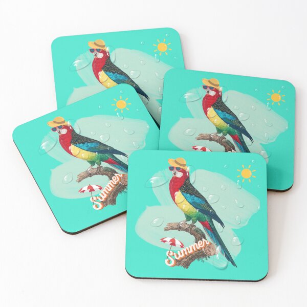 Item preview,  Tropical Vibes: Parrot’s Summer Getaway designed and sold by Graphollio-shop.