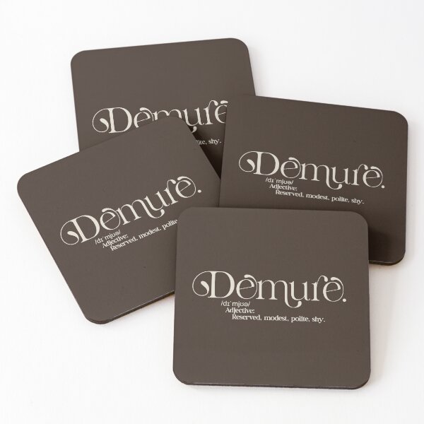 Item preview, Demure. designed and sold by HappyDoodleBoy.