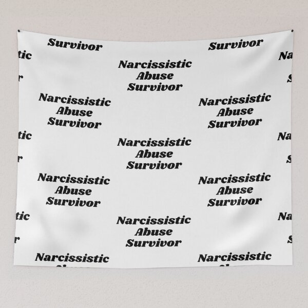 Item preview, Narcissist Abuse Survivor - Narcissist Survivor Quote Sticker - Gift for Divorce, therapist, mental health advocate designed and sold by brodidudie.