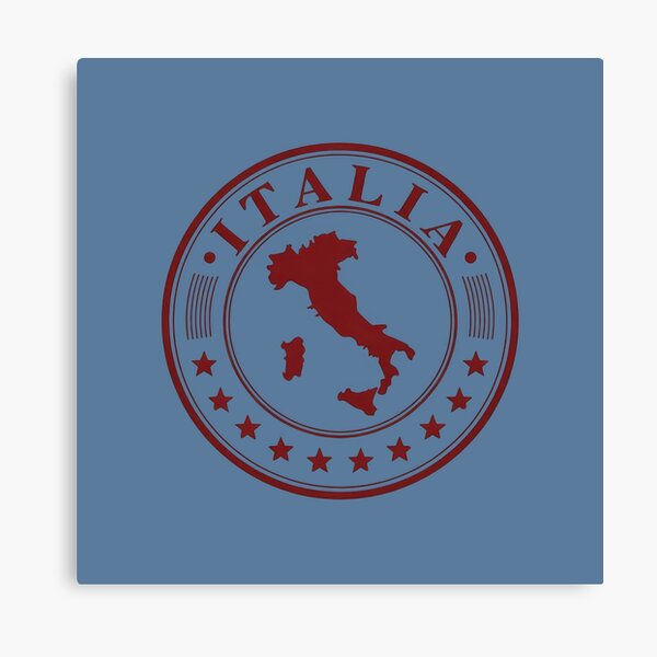 Item preview, Italia Vintage Stamp – Italian Map Emblem with Stars designed and sold by MechaPulse.